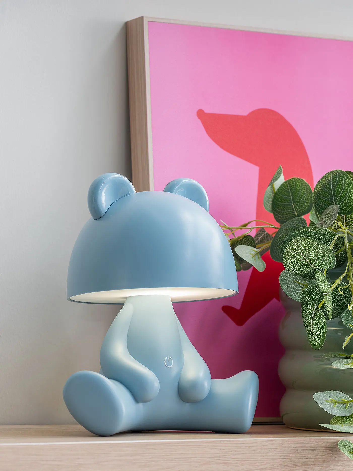 LEITMOTIV | LED Tischlampe BEAR Light Blue | 